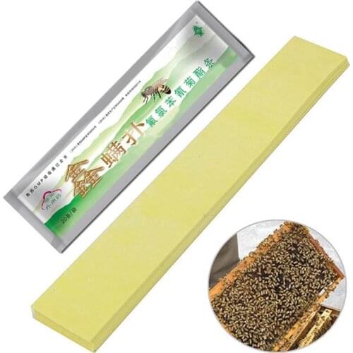 20Pcs Varroa Strips Fluvalinate Bee Mite Varroa Killer Treatment Tool Beekeeping Pest Control Strips Of Mite Acarien d'abeille