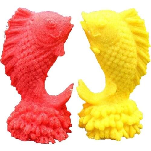 PRZY 3D Goldfish Cake Silicone Mold Ice Mould Fish Mold Silicone Handmade Soap Molds Silica Gel Aroma Stone Moulds Eco-friendly