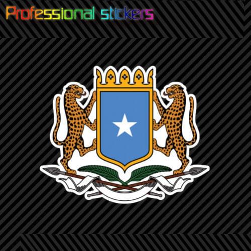 Somali Coat of Arms Sticker Decal Self Adhesive Vinyl Somalia Flag SOM SO Stickers for Cars, Bicycles, Laptops, Motos
