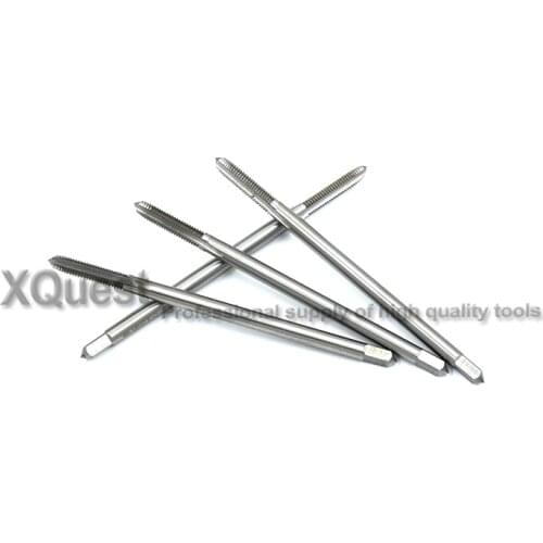 XQuest HSS Long Shank Hand Tap M3 M4 M5 M6 M8 M10 M12 M14 M16 Straight Flute cutting extended handle taps 100mm 120mm 150mm