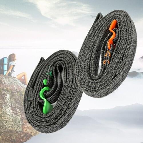 1pcs Brand New Durable Quick Release Luggage Strap with Stainless Steel Hook Outdoor Tool for Camping Hunting