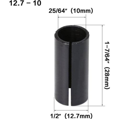 13pcs CNC Router Bit Carbon Steel High Precision Adapter Collet Milling Cutter Tool Adapters Holder For Drills Engraving Machine