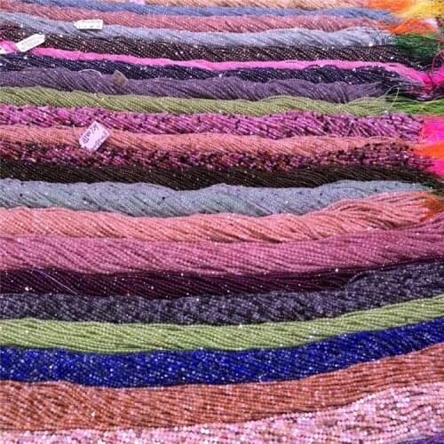 2mm Small Natural Stone Beads Turquoises Tourmalines Fluorite Quartz Crystal Amethysts Beads Jewelry Beadwork DIY for Choker