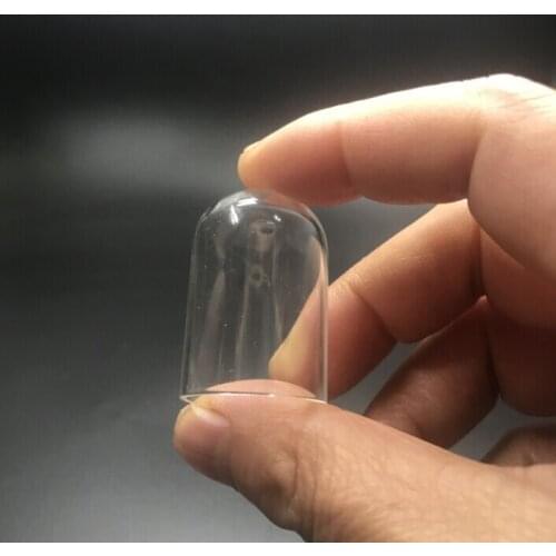 38x25mm wholesale tube bell jars glass globe bubble cover dome wishing diy glass bottle vial pendant necklace findings 200pcs