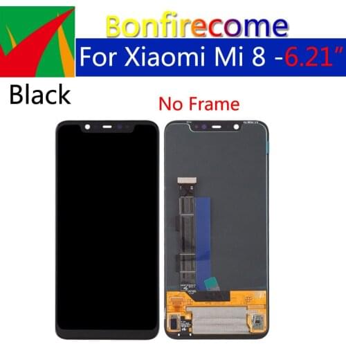 6.21" Original Display For Xiaomi Mi 8 Mi8 LCD Touch Screen Digitizer With Frame Replacement For Xiaomi Mi 8 Display Assembly