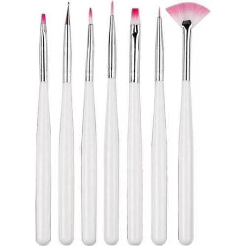 7Pcs Cake Decorating Tools Baking Pen Accessories Multifunction Icing Pastry Brushes Fondant Cake Painting Brush Nail Brush Pen