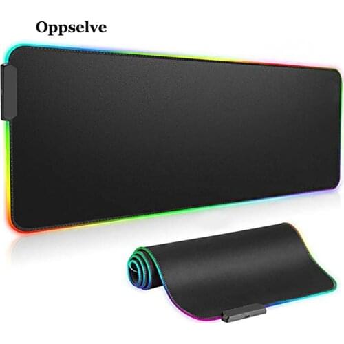 RGB Gaming Mouse Pad Large Mouse Pad Gamer Led Computer Mousepad Large Mouse Mat with Backlit Carpet For keyboard Desk Mat Mause