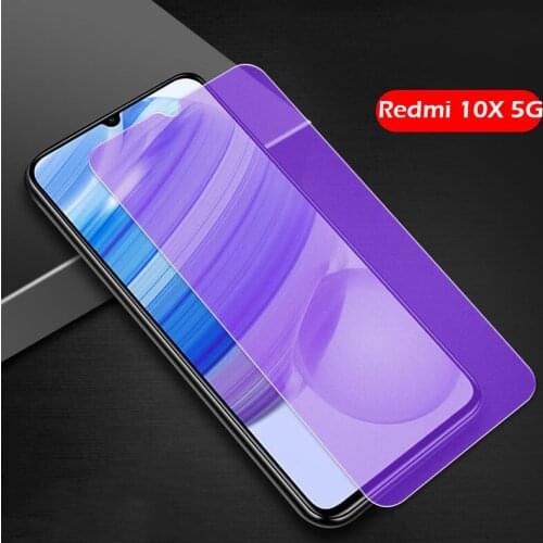 For Xiaomi Redmi 10X 4G 10X Pro Redmi10X Screen Protector for Redmi 10X 5G Matte Anti Blue Tempered Glass Cove No Fingerprint