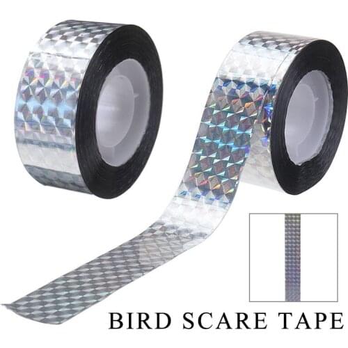 80M Anti Bird Tapes Double-sided Reflective Scare Tape For Birds Fox Pigeons Repeller Ribbon Deterrent Tapes