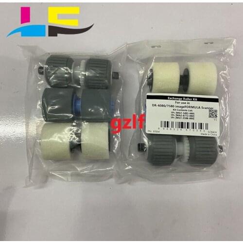 SET=3PCS Original Scanner roller for Canon DR6080 7580 9080C Scanner Pickup Kit Separation wheel Pickup wheel Feed wheel