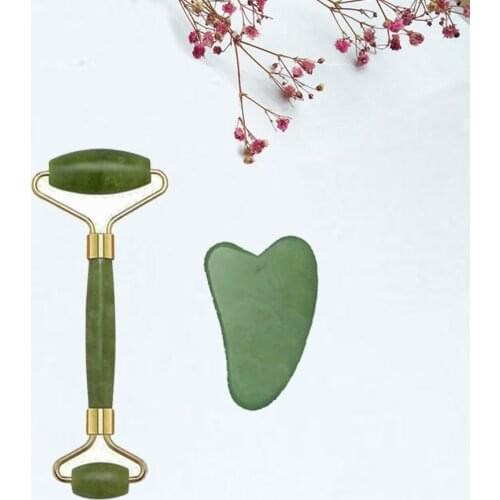 Resin facial roller massager facial skin care massage waste puller square plate meridian health spatula resin sand scraping tool