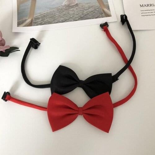 School Dresses Bow Tie For Girl Uniforms Accessories Collar Ladies Butterfly Cravat Sailor Suit Mens Black Red Bow British Tie
