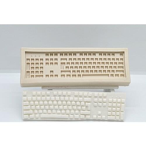 Luyou 3D Silicone Molds Mini Keyboard Shape Fondant Cake Baking mold Resin Mold Pastry Kitchen Baking Accessories FM1044