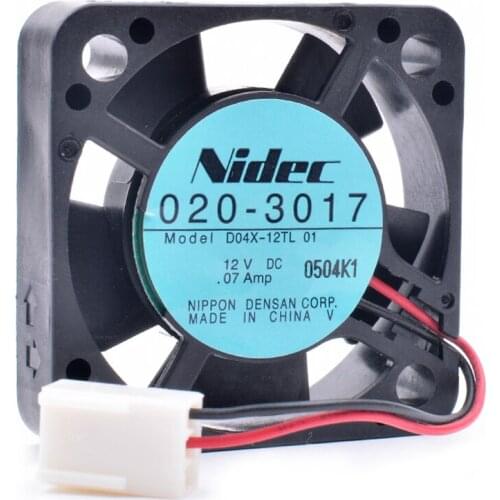 Brand new original D04X-12TL 4010 4cm 12V 0.07A double ball north and south bridge very quiet cooling fan