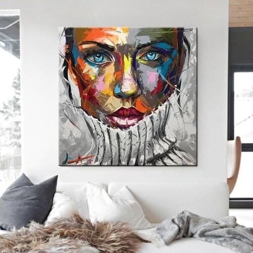 Modern Abstract Wall Art Canvas Print Painting African Women Posters and Prints Wall Pictures for Home Living Room Sexy Body Art