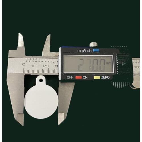 Sublimation Blank Dog Tag Blank Craft Pet Tag Double Sided Dog Tags Sublimation Dye Round Thermal Transfer for Personalized Pets