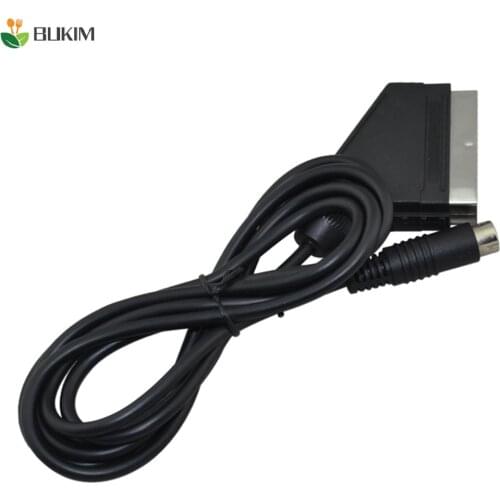BUKIM High Quality Scart Video Cable TV lead for Sega Saturn NTSC and PAL version