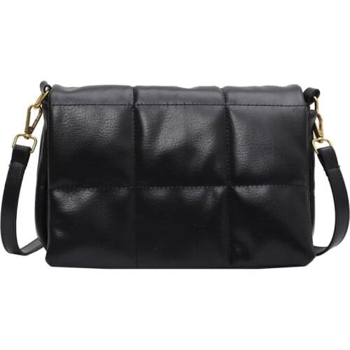 Vintage Square Crossbody bag 2021 Fashion New High quality PU Leather Womens Designer Handbag Shoulder Messenger Bag