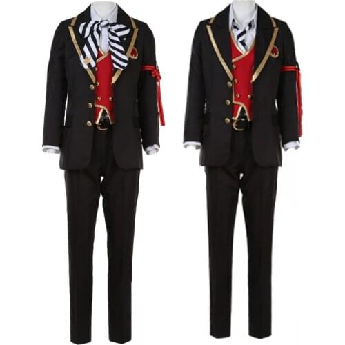 Twisted Wonderland Riddle/Trey/Deuce/Cater/Ace Cosplay Costume Uniform Outfit Halloween Carnival Costumes