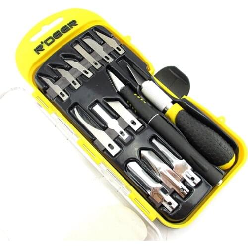 [wamami] 14pcs Multi-Function Burin Sk5 Steel For Gundam Model Make/Carving/Etching