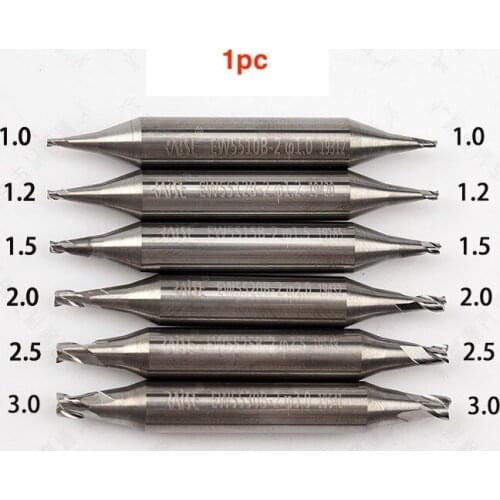 1pc for Raise Tungsten Steel Double-head Spike 1.0-3.0MM Twist Embryo for Key cut Machine Drill