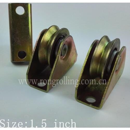 1.5Inch Sliding Gate Wheel Outer support groove "V" with 1PCS 6000RS Bearing
