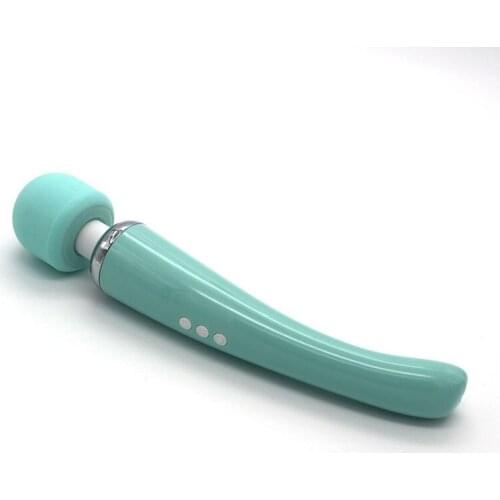 12 Speed USB Rechargeable Vibrator Big AV Wand Vibrating Clitoris Stimulator Massager Female Masturbation Vibrators Sex Toys