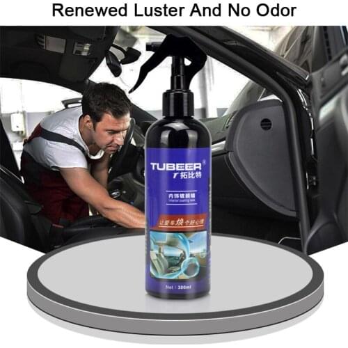 120ml Car Cockpit Care Detailing Auto Interior Dashboard Seat Covers Plastic Leather Protective Restore Coating Wax