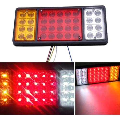 2Pcs Waterproof Car 36 LED Tail Light Rear Lamps Pair Boat Trailer 12V Rear Parts For Trailer Truck Car Lights