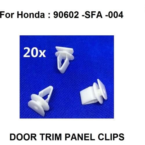 20x WINDSCREEN COWL BRACKETS, Luke Panel Clips - For Honda Civic, CRV 90602 -SFA -004