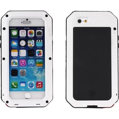 Armor Tank Aluminum Metal Shockproof Military Heavy Duty Protector Cover Hard Case for iPhone 6 6 Plus