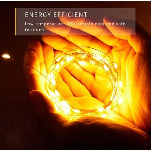 Battery Operated 50/100/200 LED String Lights Remote Control Timer Twinkle String Lights 8 Modes 16.4 Feet Firefly Lights