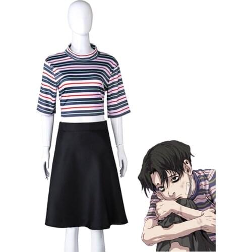 Killing Stalking Cosplay Yoonbum Yoon Bum T-Shirt+Skirt Wig Costumes For Women Girls Halloween Carnival Costume XS-XL C45K239