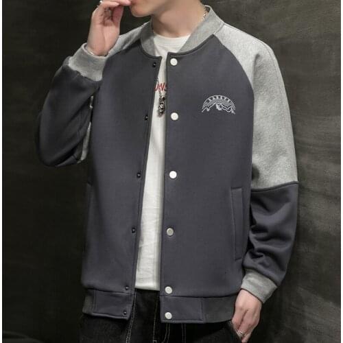 Loose Wild Casual Couples Jacket 2021 Street Retro Embroidery Baseball Uniform Jacket Men Trendy Brand Hip Hop Military Jacket