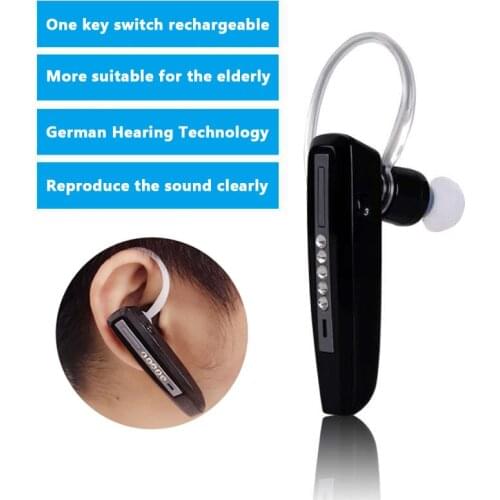 Mini Hearing Aid Sound Amplifier Digital Rechargeable Style Stealth for Elderly Adjustable Amplificador De Som Ouvido