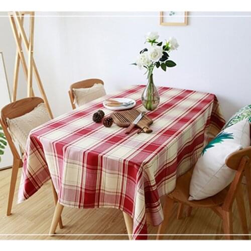 Rose Tree Linen Tablecloths On The Table