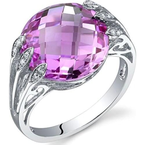 Luxury Gorgeous Women Jewelry Oval Cut Pink Color Zircon Butterfly Bridal Rings for Wedding Engagement Ring Set Gifts