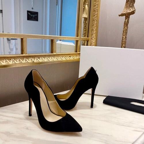 Замшевые туфли-лодочки Shaduo China At AliExpress