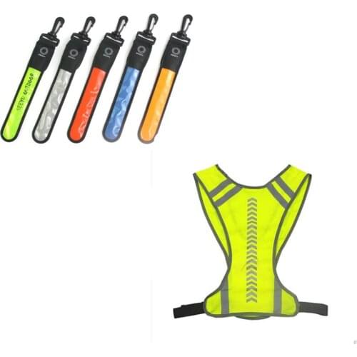 Outdoor Night Riding Running Reflective Vest Safety Safety Sports Vest Night Bicycle Cycling Riding Jogging Vest