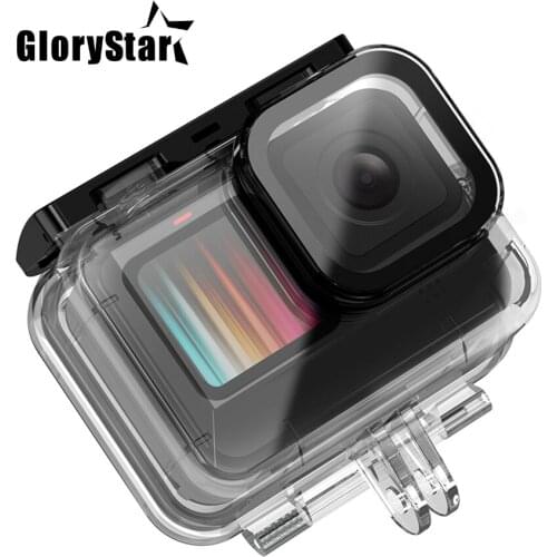 50M Waterproof Case Underwater Diving Housing Cover for GoPro Hero 9 Black Action Camera Accessories Surfing Frame Box Shell