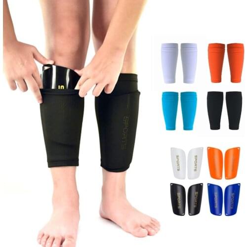 Soccer Shin Guards Pads For Adult / Kids Football Shin Pads Leg Sleeves Soccer Shin Guard Adult Knee Support Sock