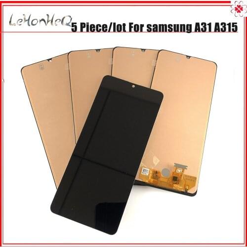 Wholesale 5 Pcs lot Incell LCD For Samsung Galaxy A31 A315 A315F A315F/DS A315FD Display touch screen Digitizer Assembly