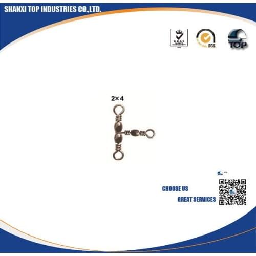 1000pcs Trade manage Barrel triple swivel swivels style A 12*14