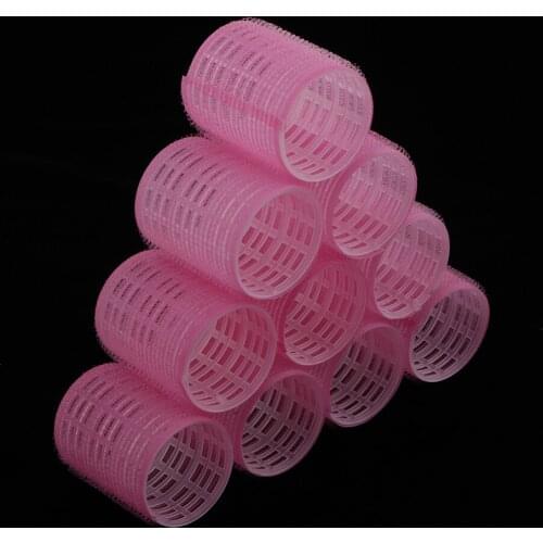 20Pcs Plastic Self Grip Hair Roller Cling Salon Hairdressing Styling Curler