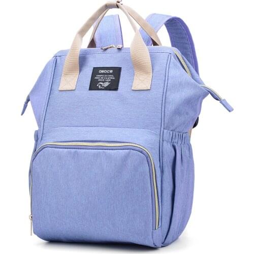 OSOCE Brand Unisex Water-Repellent Large Mommy Daddy Backpack Baby Clothes Diaper bag Nappy bag Milk Powder Bottle Storage Bag