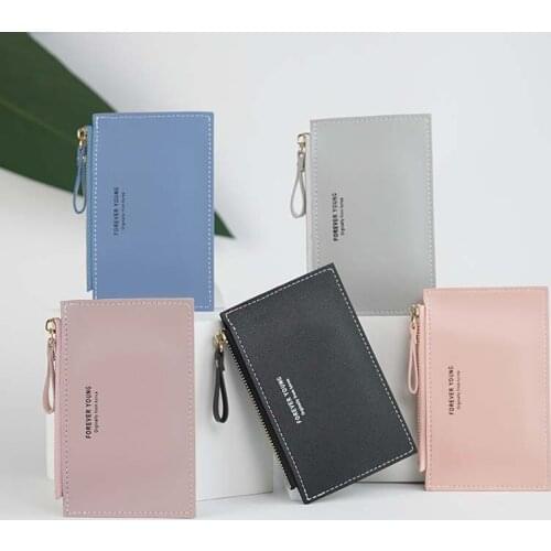 Mens/Ladies Mini ID Card Case Business Credit Card Case PU Leather Ultra-thin Bank Card Case Minimalist Coin Purse Card Case