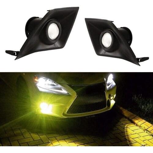 For 2014- Lexus is200t is250 is300 is350 white LED fog light array yellow DRL f-sport 600k