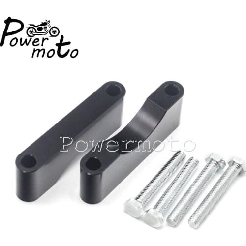 For Harley Touring w/ 5.5" wide 21" Wheel 1984-2013 1.25" Motorcycle Aluminum Black Front Fender Spacer