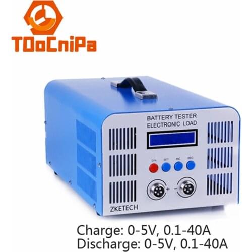 EBC-A40L Fe battery cyclic tester large current lithium battery charge&dischage capacity tester 5V 40A 40A charge discharge 40A
