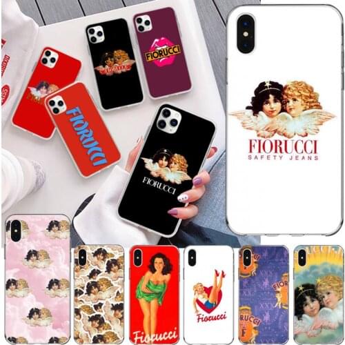 Fashion brand Fioruccies Phone Case For iphone 12 11 Pro Max Mini XS Max 8 7 6 6S Plus X 5S SE 2020 XR Silicone Soft Cover